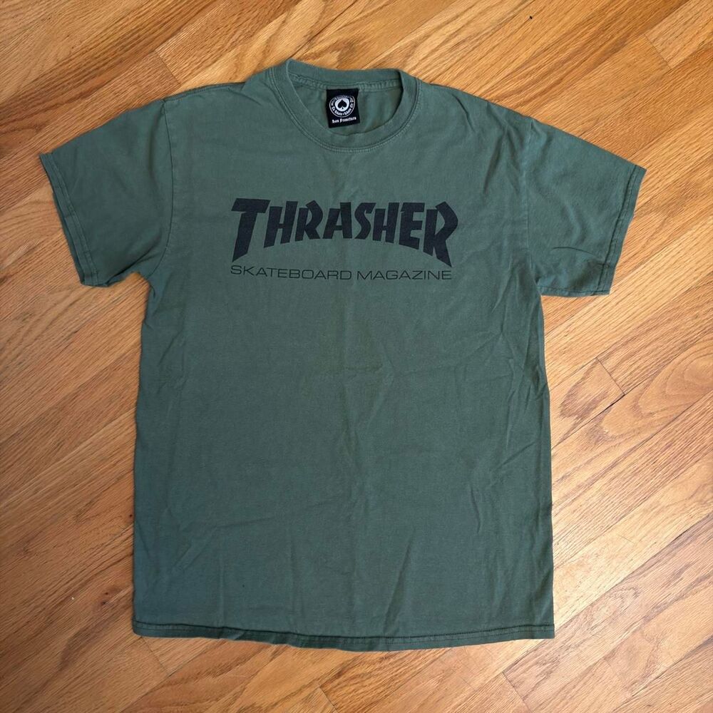 Thrasher Men's Green T-shirt